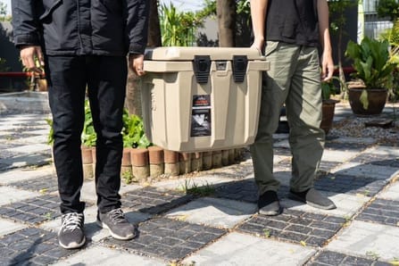 ถังน้ำแข็งเกรดพรีเมี่ยม FEELFREE ขนาด 45 ลิตร สี TAN_4